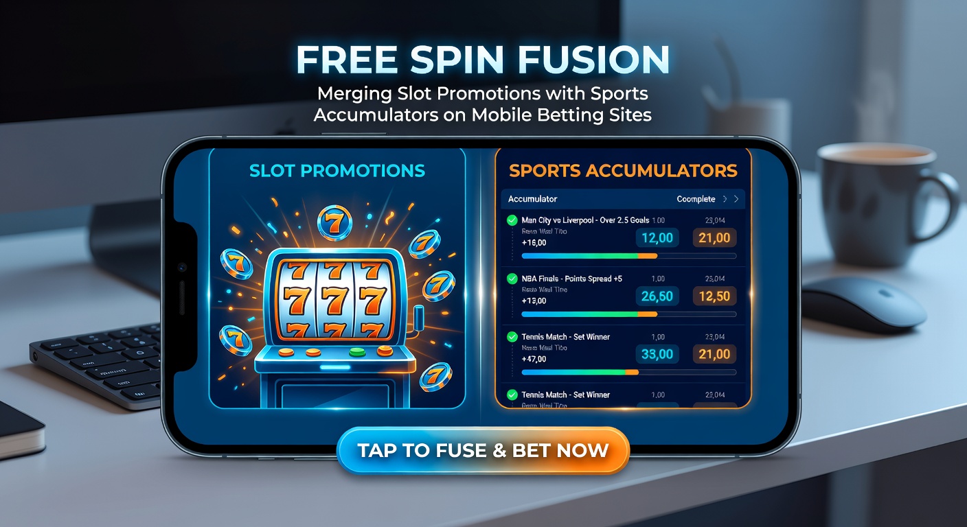 Close-up of a mobile betting app interface displaying an accumulator with soccer matches and a popup for free slot spins, featuring dynamic odds and bonus meters