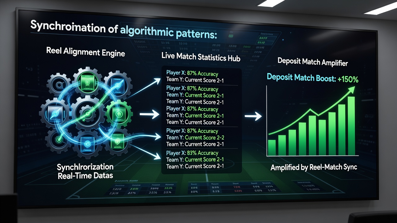 Live match statistics overlay on slot game interface showing algorithmic bonus adjustments