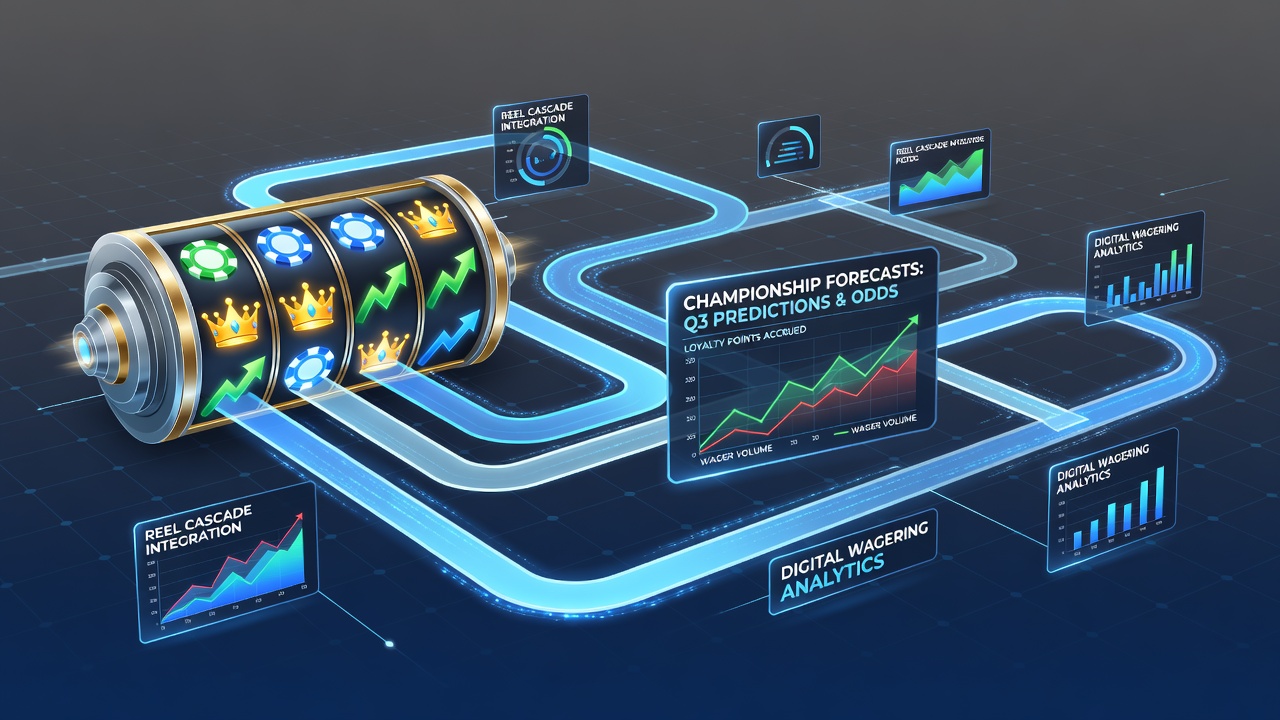 Loyalty point pathways diagram showing connections between slot cascades and sports championship forecasts in digital wagering platforms