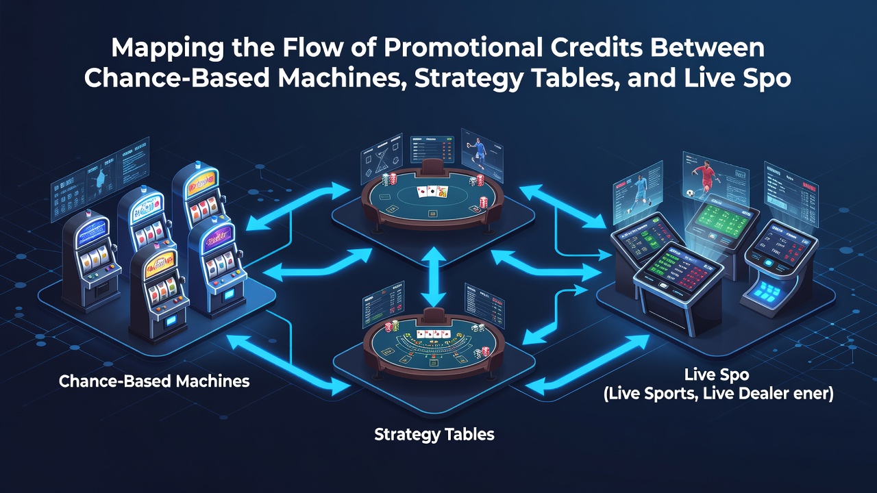 Mobile app screenshot illustrating credit transfer from a table game balance to an active sports bet slip