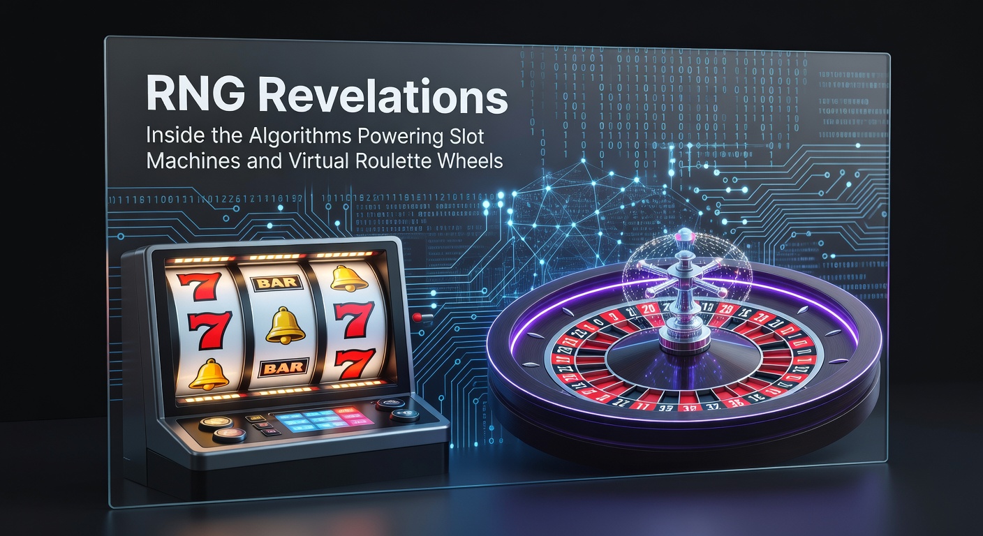 Digital visualization of cascading random numbers generating slot machine outcomes amid glowing casino lights