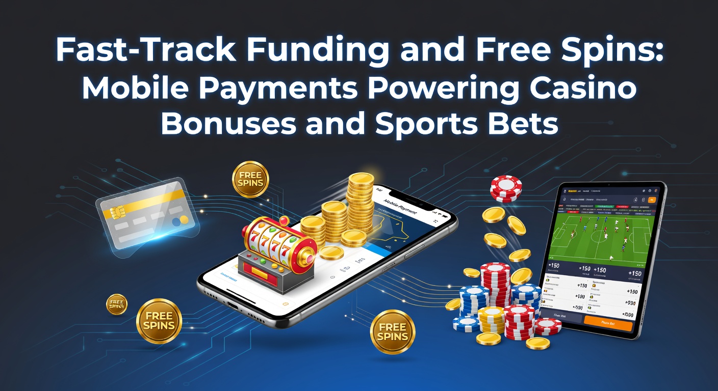 Smartphone displaying instant mobile payment confirmation alongside casino slots and sports betting odds, highlighting seamless funding for bonuses